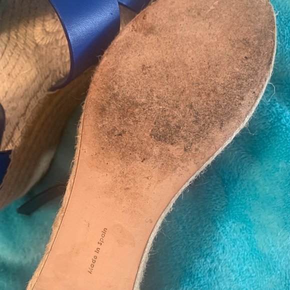 Celine Criss Cross Leather Espadrille Sandals - Picture 13 of 13